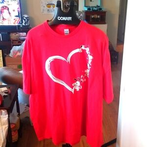 Snoopy Red Heart Tee 4XL